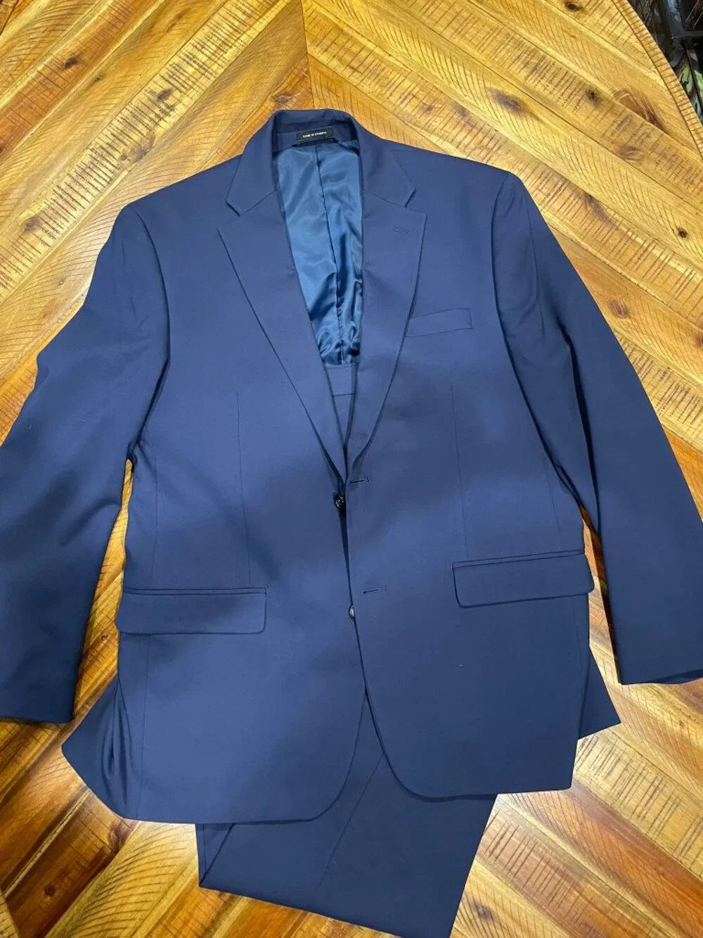 Sean John Two-piece Navy Blue Suit